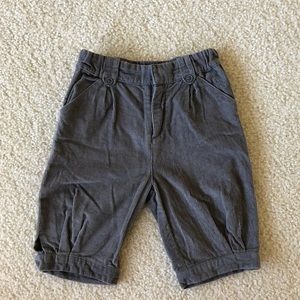 23m Jacadi corduroy short pants elastic waistband